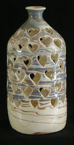 Hearts Bottle Luminary (day)