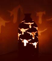 Longhorn Bottle Luminary (Night)
